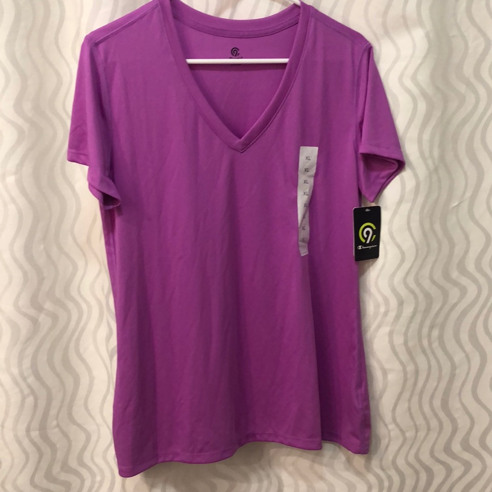 C9 champion pinkish/purple v neck top - size XL